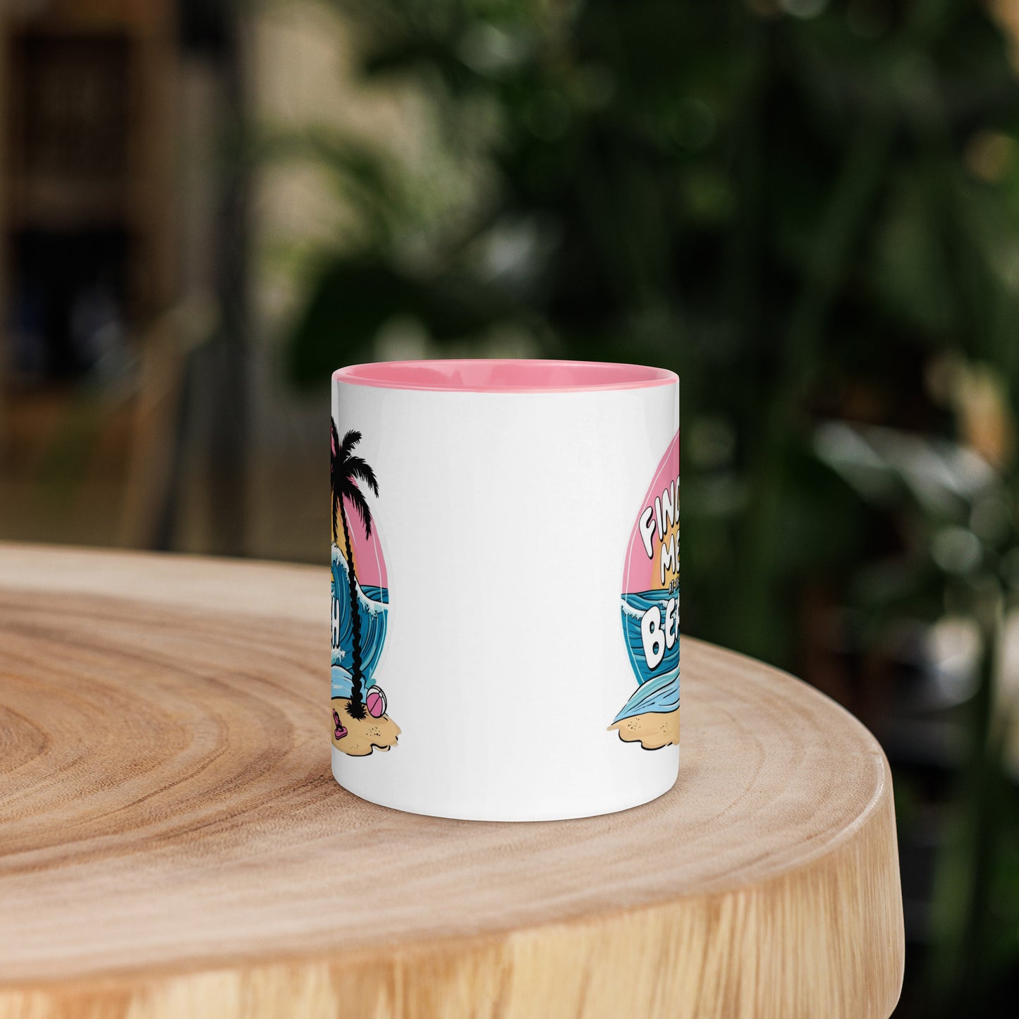 Find Me at the Beach Mug – Blush Edition (11oz)