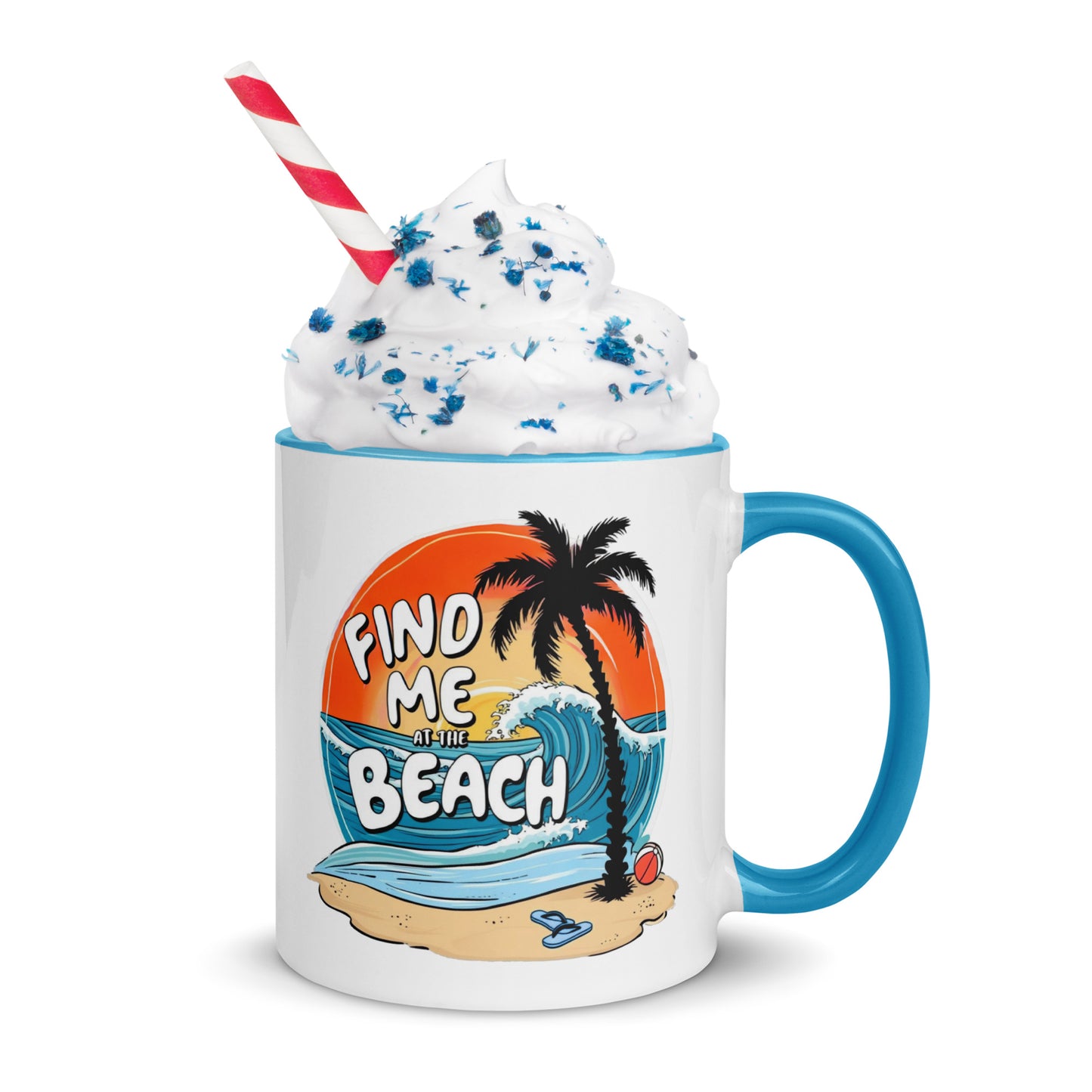 Find Me at the Beach Mug – Sunset Edition (11oz)
