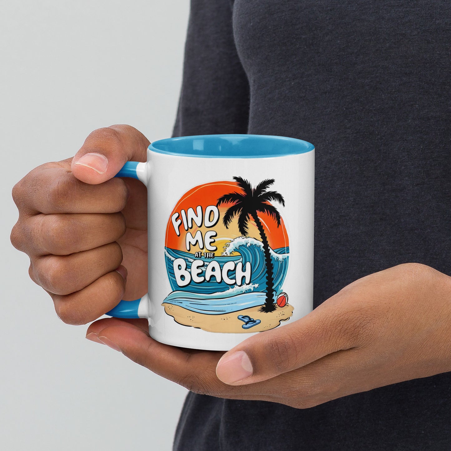 Find Me at the Beach Mug – Sunset Edition (11oz)