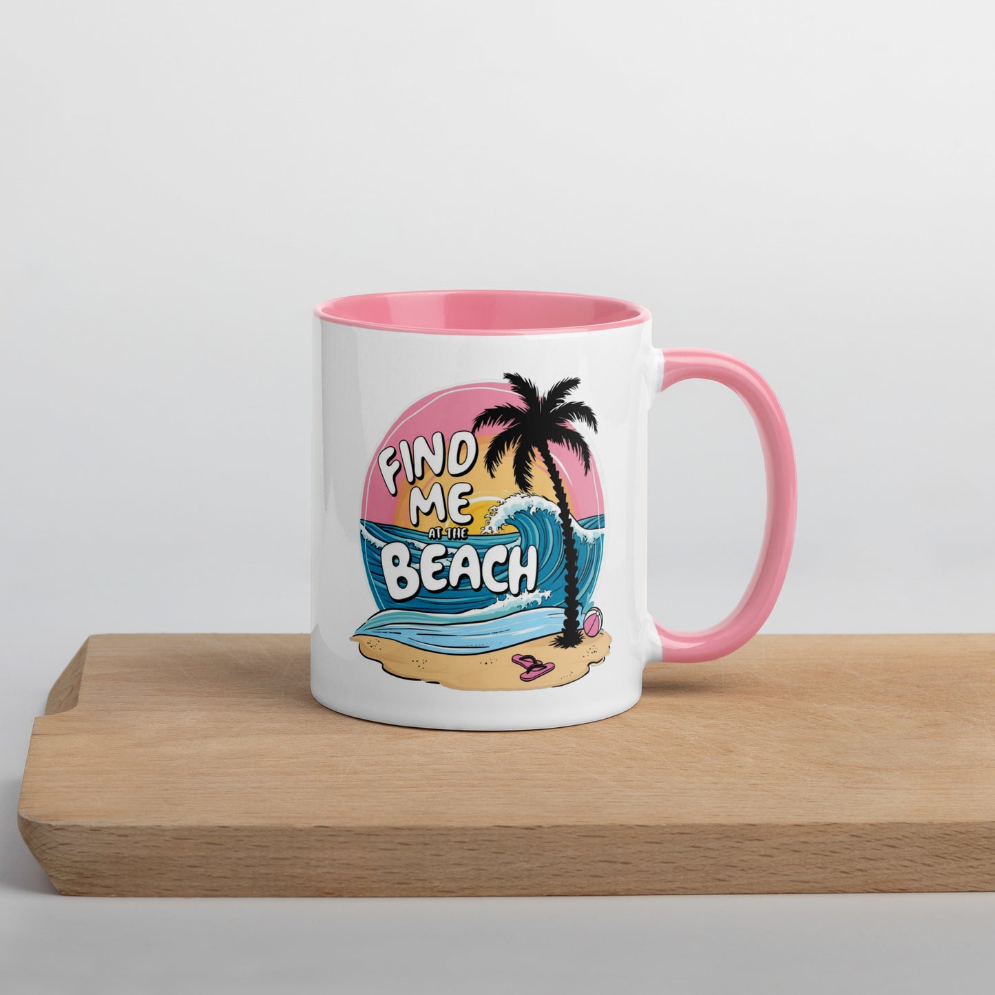 Find Me at the Beach Mug – Blush Edition (11oz)