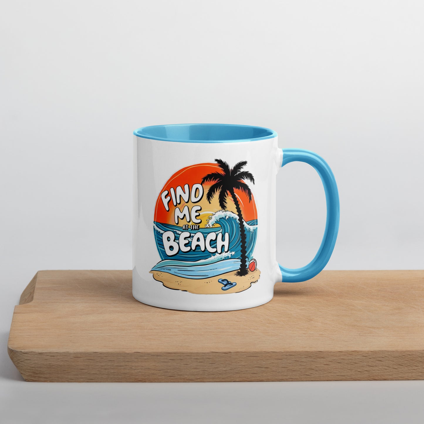 Find Me at the Beach Mug – Sunset Edition (11oz)