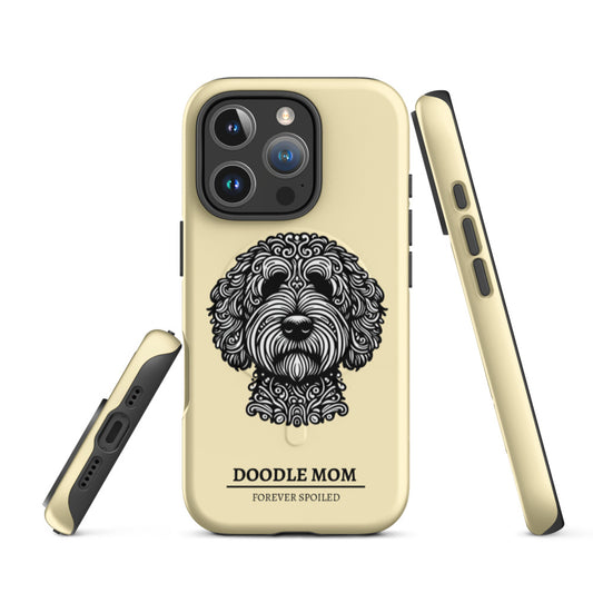Doodle Lover Yellow iPhone® Case – MagSafe Compatible Dog Mom Gift
